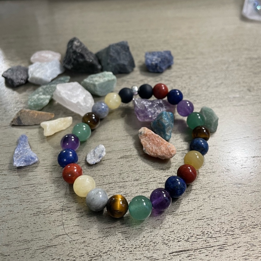 Chakra Crystals Healing Bead Bracelet
